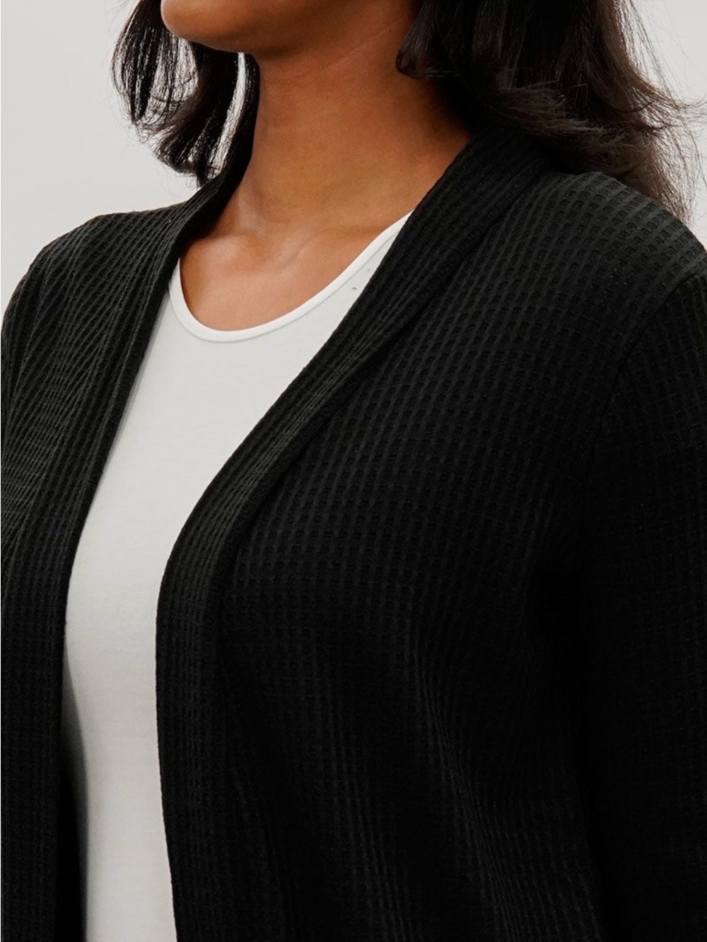 Lucky Brand Los Angeles Waffle Knit Cardigan